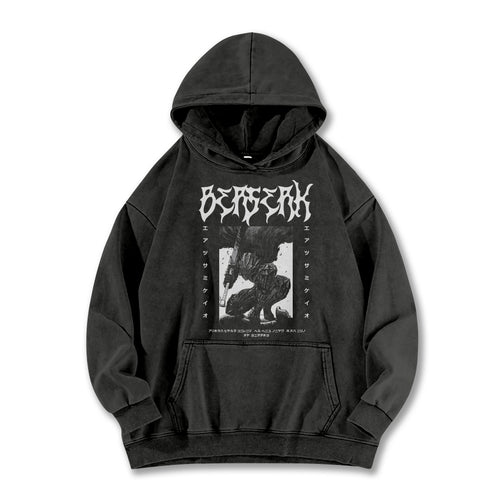 Dark Sword Saga Black Swordsman V2 Vintage Hoodie