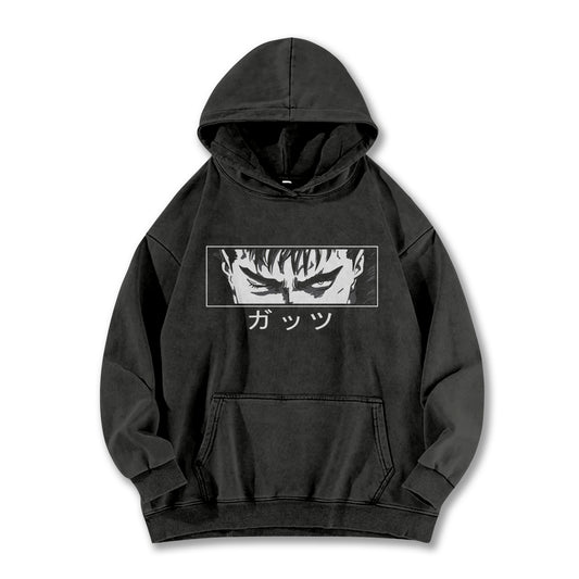 Dark Sword Saga Branded Swordsman' Gaze Vintage Hoodie