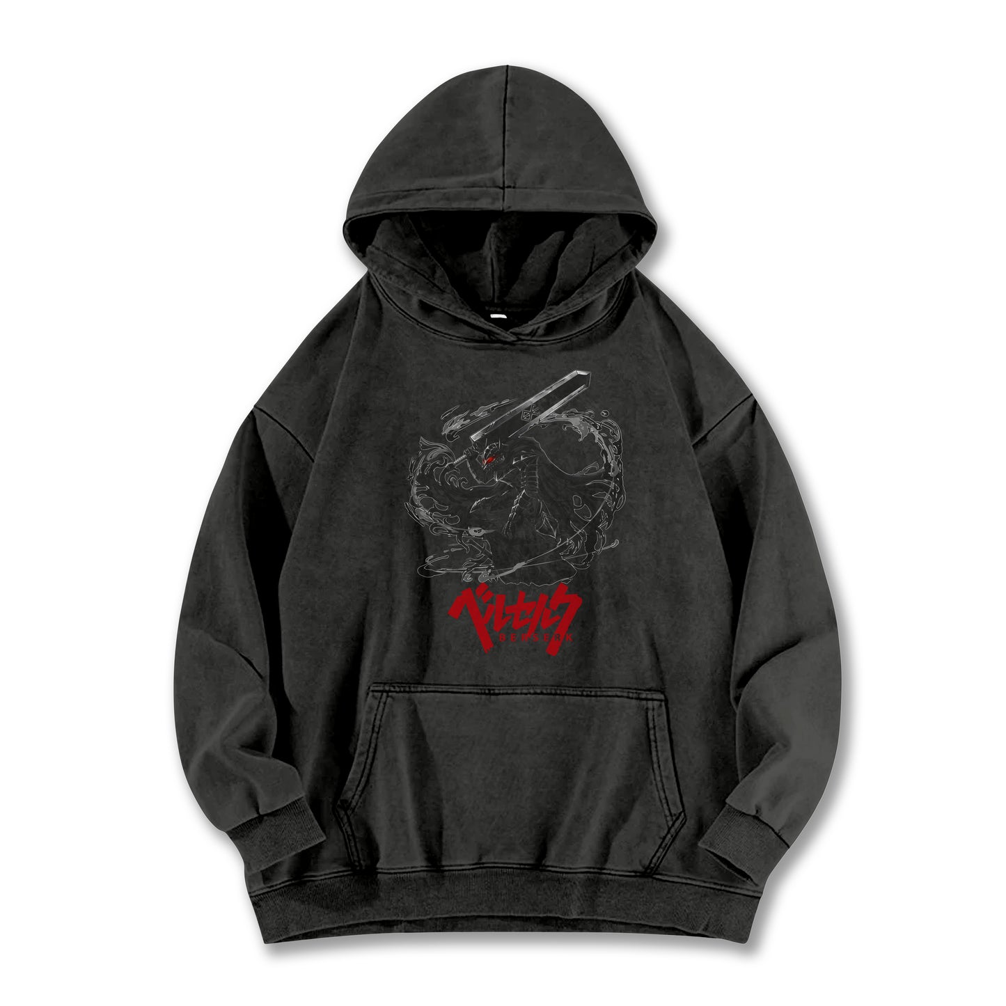 Dark Sword Saga Black Swordsman Vintage Hoodie