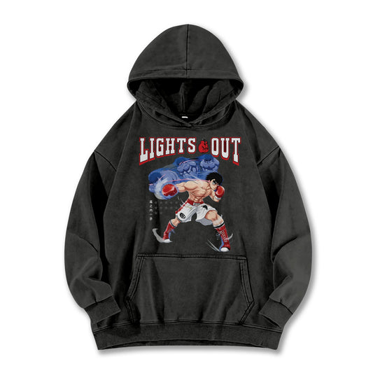 Fighting Spirit Kamogawa Lights Out Vintage Hoodie
