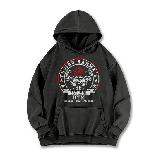 Baki - Yujiro Hanma Gym Vintage Hoodie