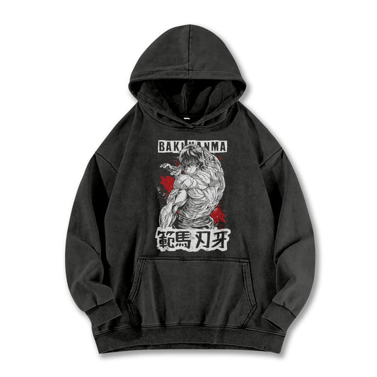 Baki Hanma V3 Vintage Hoodie