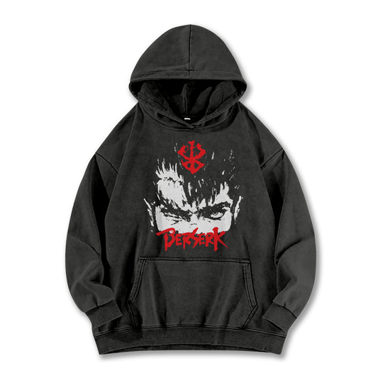 Dark Sword Saga Guts Vintage Hoodie