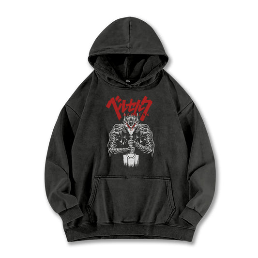 Dark Sword Saga Black Swordsman V4 T-Vintage Hoodie