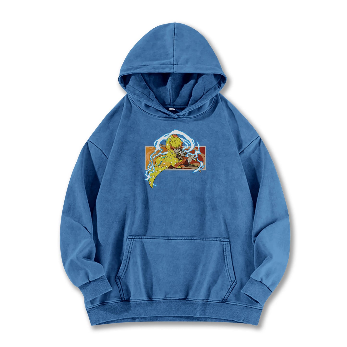 Blade of the Demon Hunters Zenitsu Vintage Hoodie