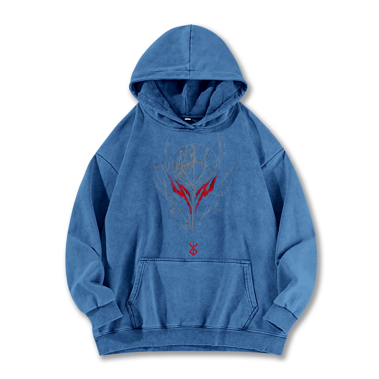 Dark Sword Saga Black Swordsman V6 Vintage Hoodie