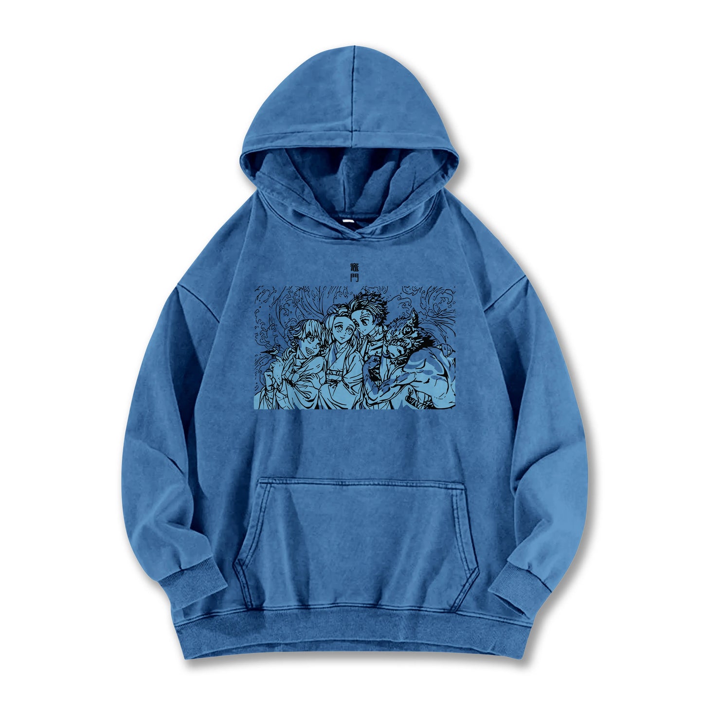Blade of the Demon Hunters Tanjiro's Squad Vintage Hoodie