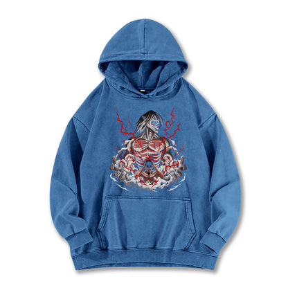 Titan Siege Freedom Fighter Attack Titan V3 Vintage Hoodie