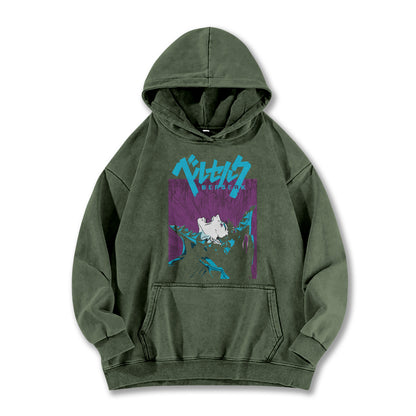 Dark Sword Saga Black Swordsman V8 Vintage Hoodie