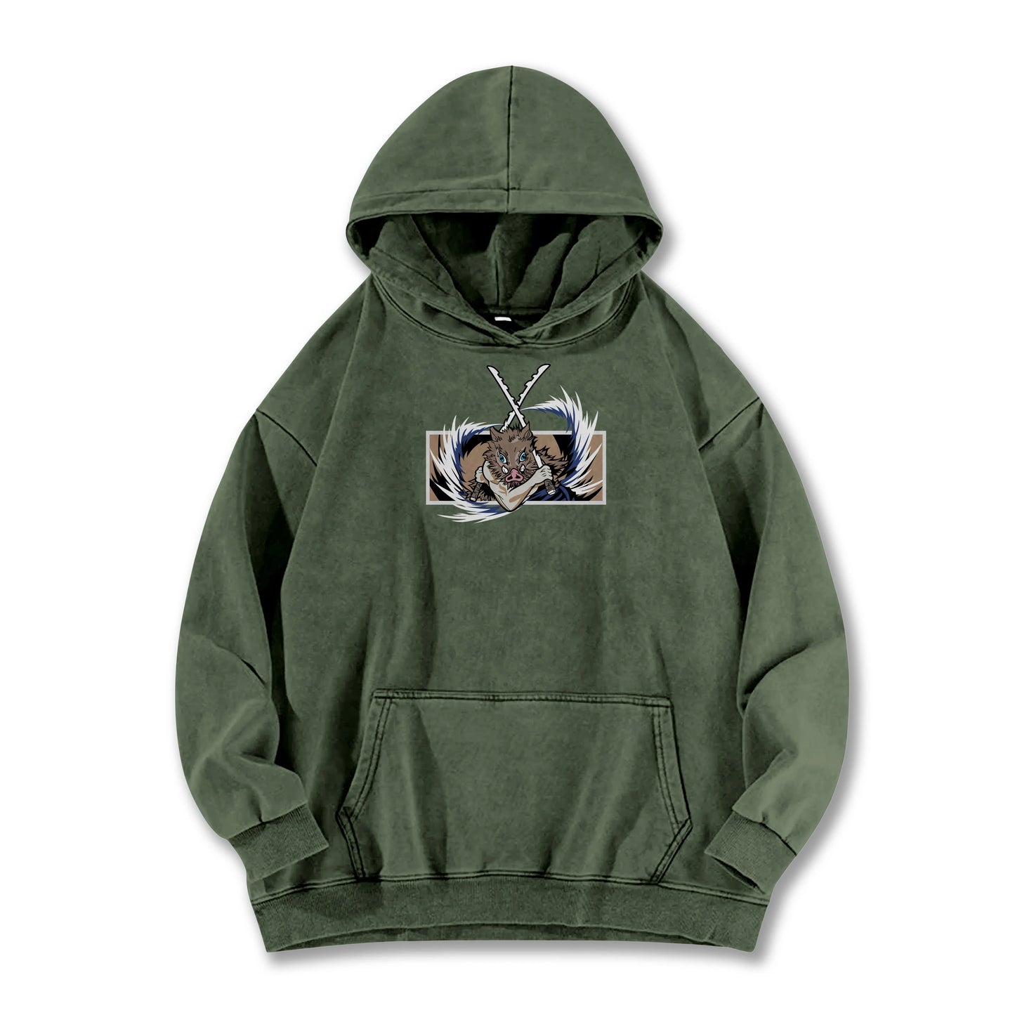 Blade of the Demon Hunters Inosuke Hashibara Vintage Hoodie