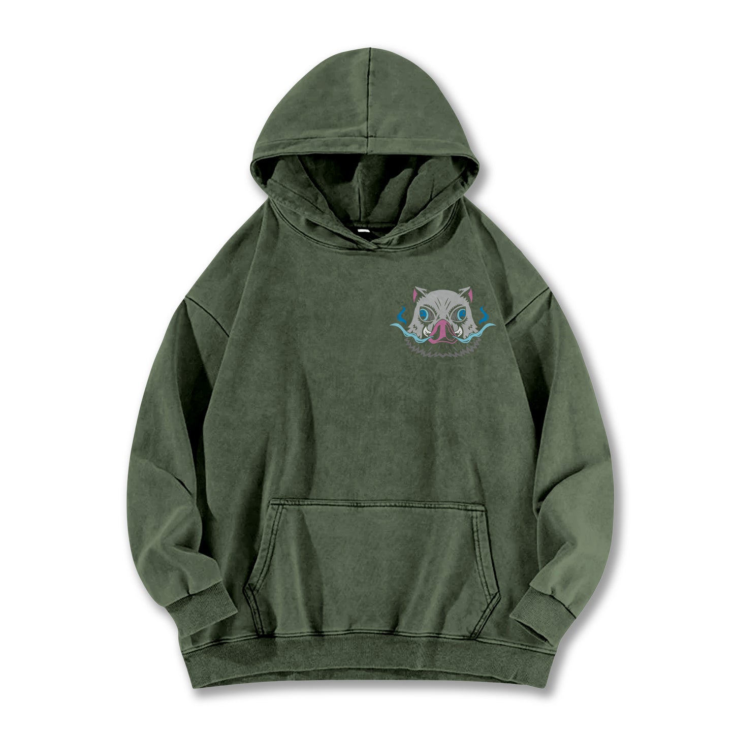 Blade of Demon Hunters Boar Head Fighter V2 Vintage Hoodie