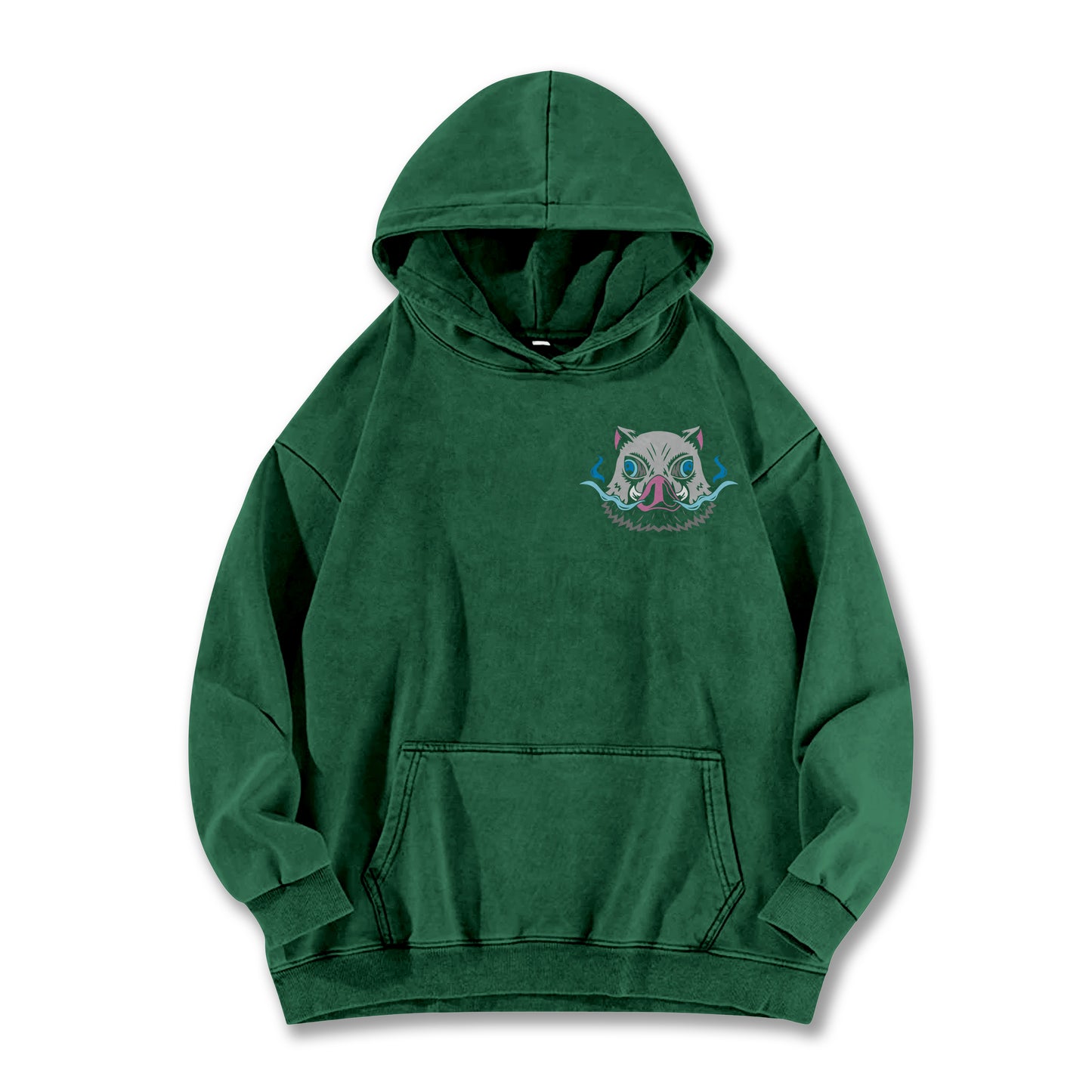 Blade of Demon Hunters Boar Head Fighter V2 Vintage Hoodie