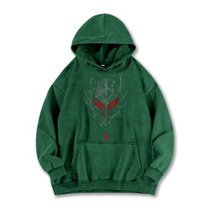 Dark Sword Saga Black Swordsman V6 Vintage Hoodie