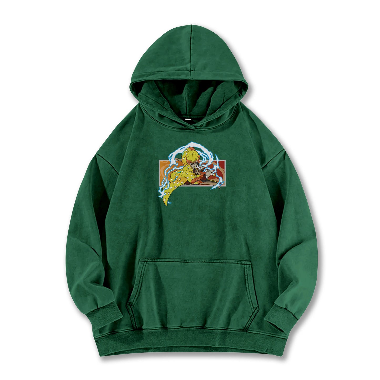 Blade of the Demon Hunters Zenitsu Vintage Hoodie