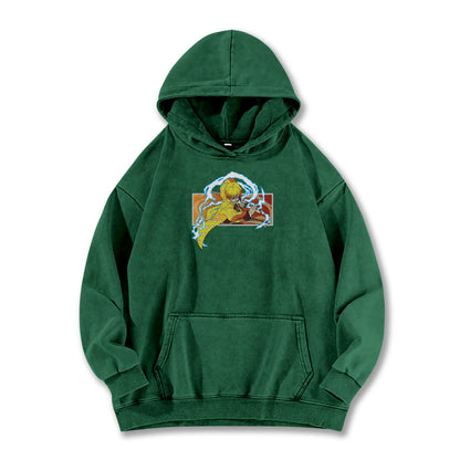 Blade of the Demon Hunters Zenitsu Vintage Hoodie
