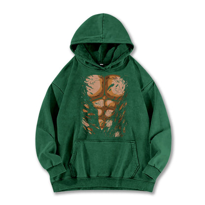 Ultimate Grappler's 6-Pack Abs Vintage Hoodie