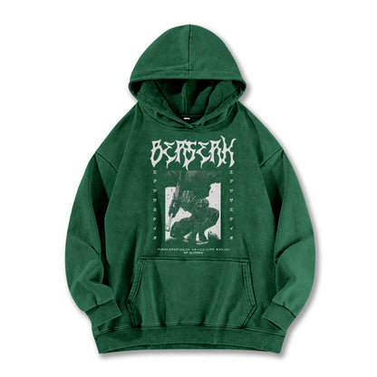 Dark Sword Saga Black Swordsman V2 Vintage Hoodie
