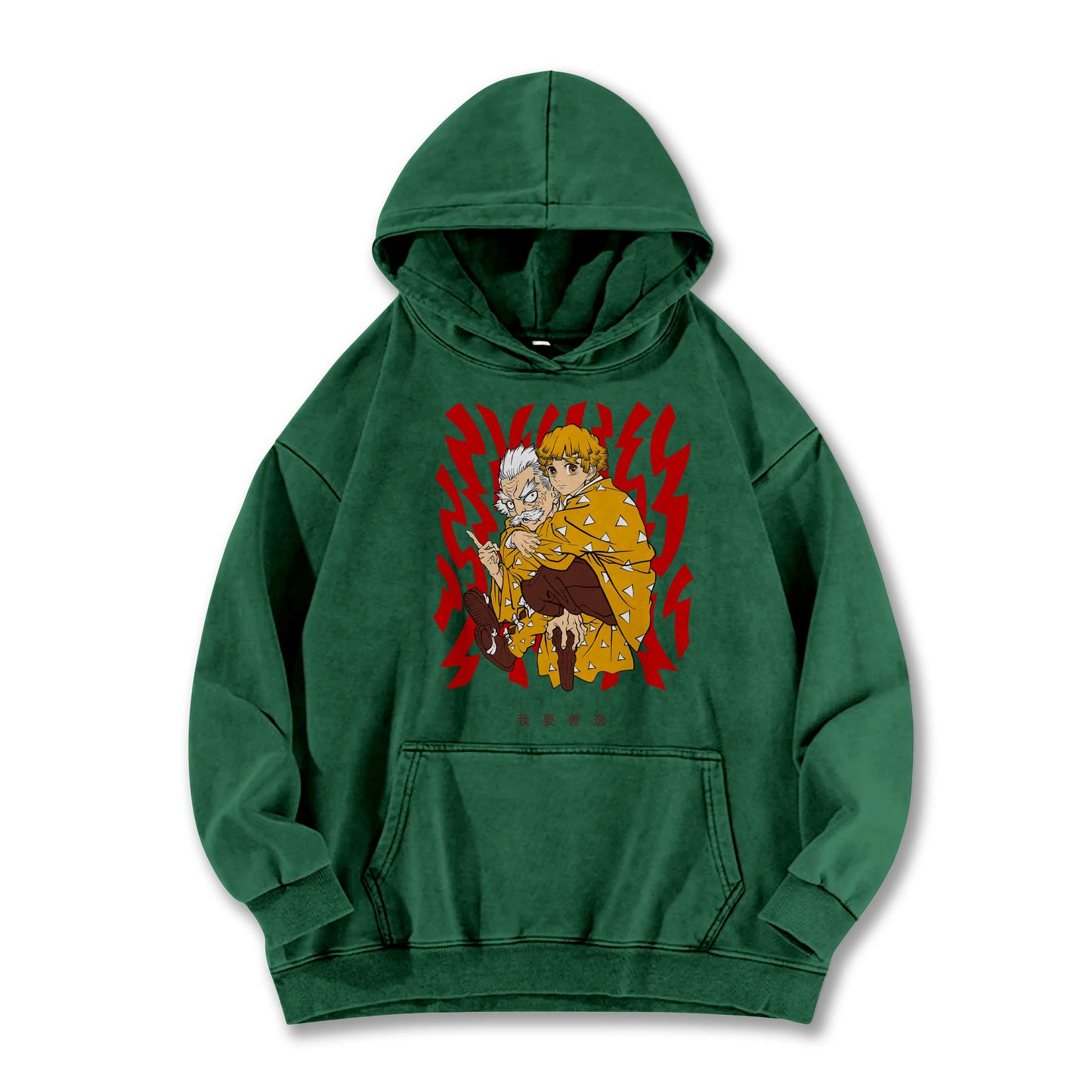 Blade of the Demon Hunters Zenitsu's Master Vintage Hoodie