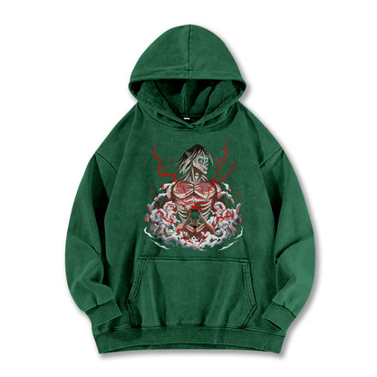 Titan Siege Freedom Fighter Attack Titan V3 Vintage Hoodie