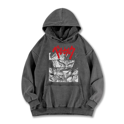 Dark Sword Saga Guts' Wrath Vintage Hoodie