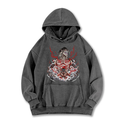 Titan Siege Freedom Fighter Attack Titan V3 Vintage Hoodie