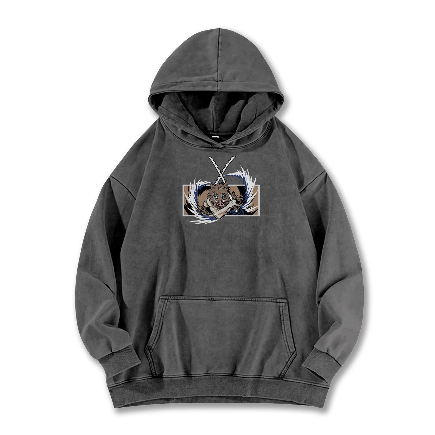 Blade of the Demon Hunters Inosuke Hashibara Vintage Hoodie