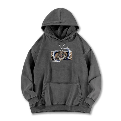 Blade of the Demon Hunters Inosuke Hashibara Vintage Hoodie