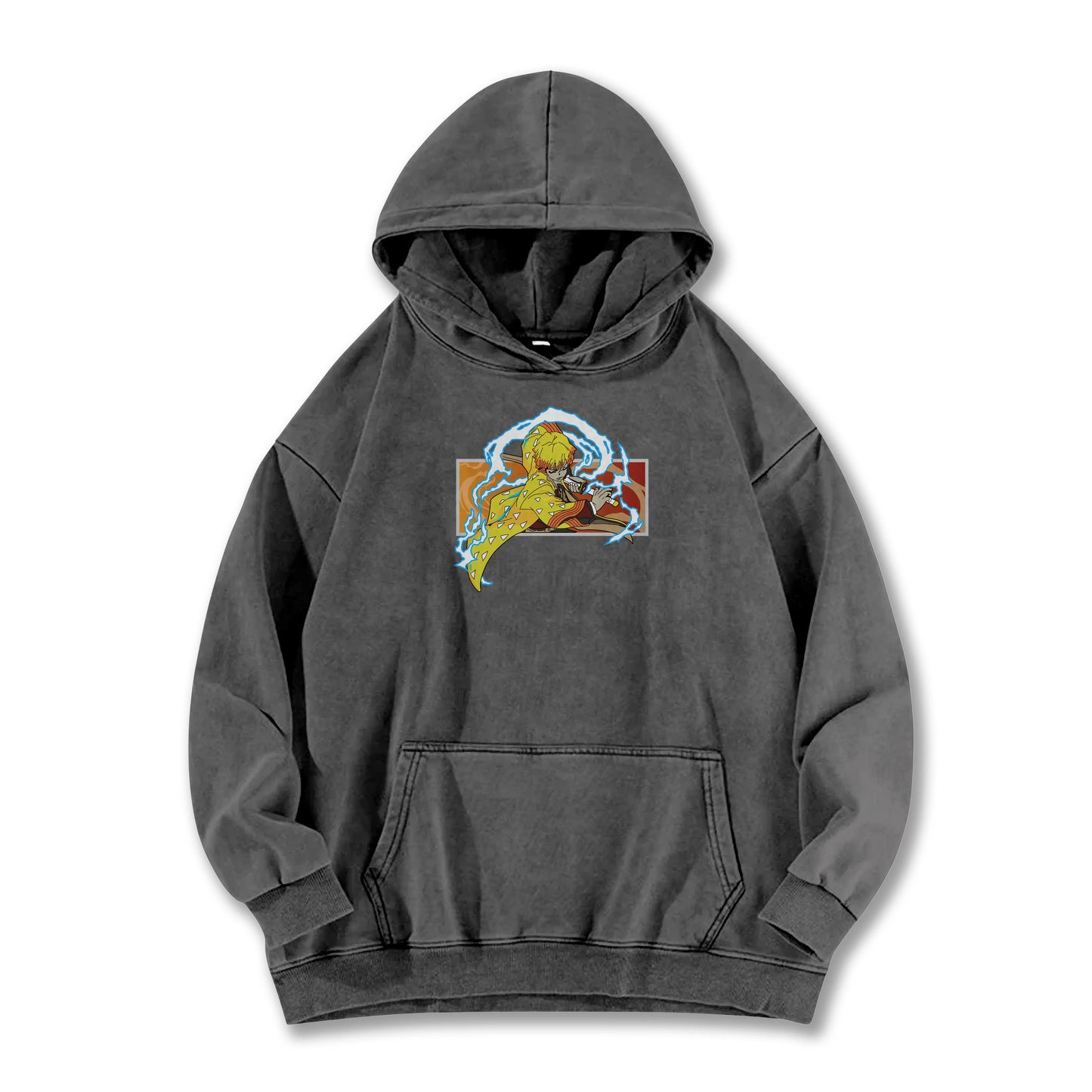 Blade of the Demon Hunters Zenitsu Vintage Hoodie