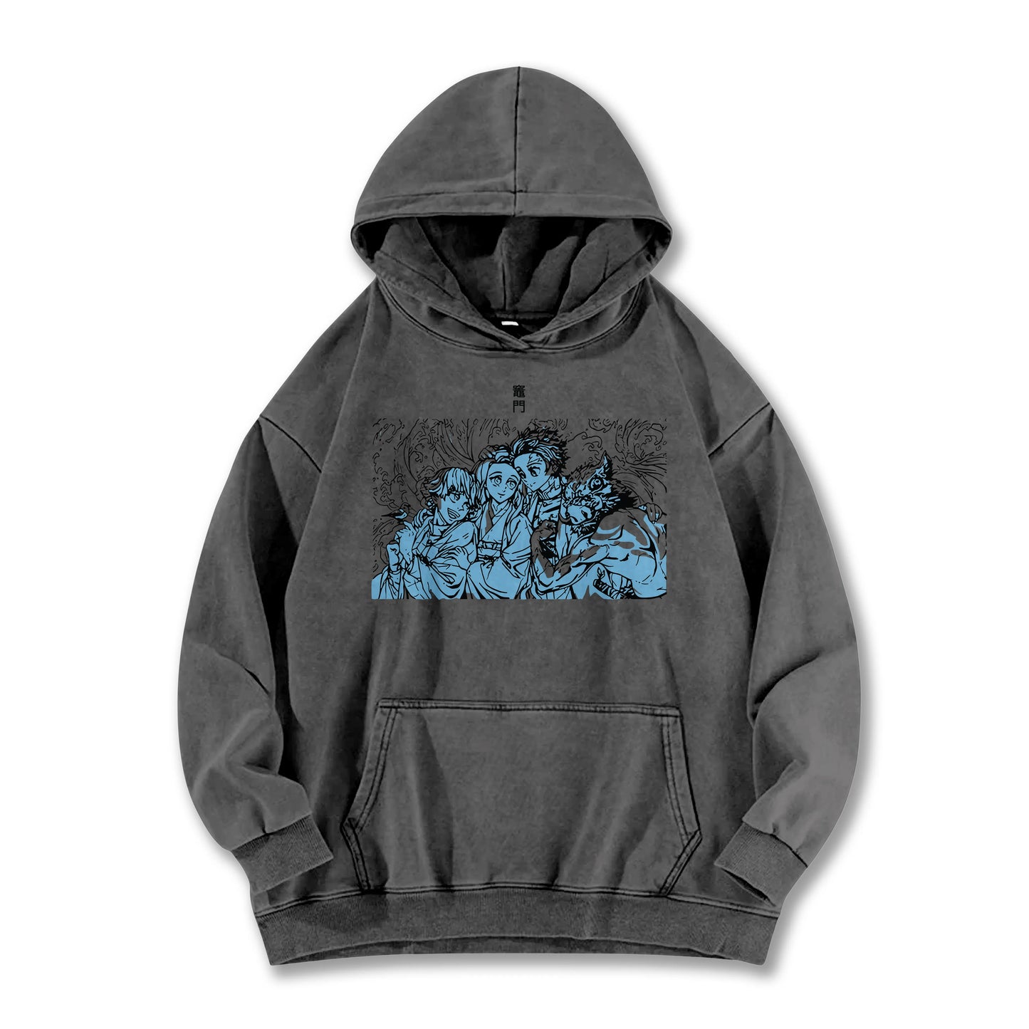 Blade of the Demon Hunters Tanjiro's Squad Vintage Hoodie
