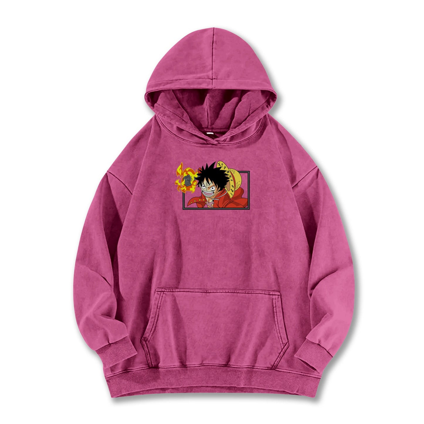 Pirate King’s Voyage Luffy Fire Punch Vintage Hoodie