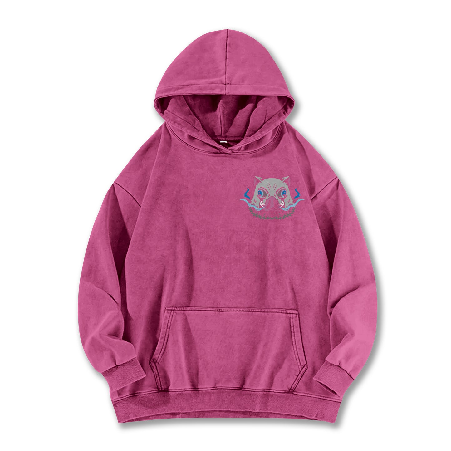Blade of Demon Hunters Boar Head Fighter V2 Vintage Hoodie