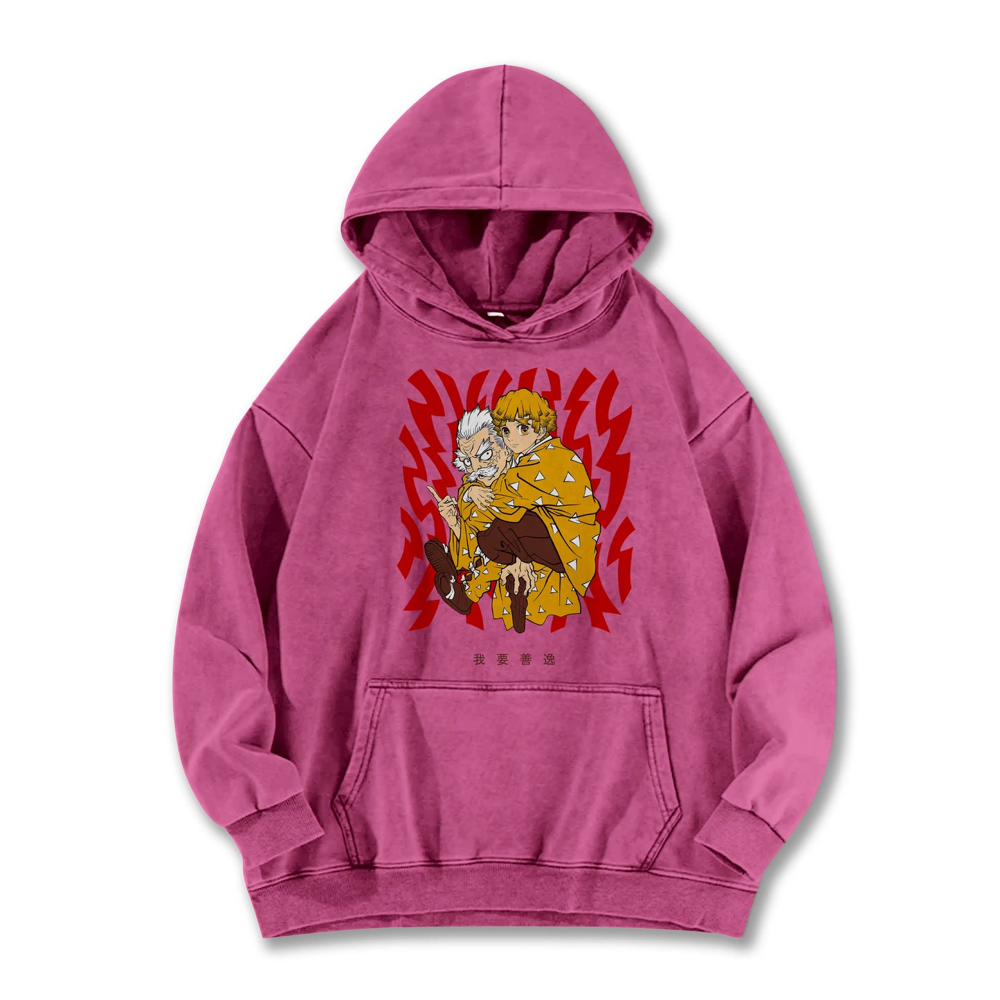 Blade of the Demon Hunters Zenitsu's Master Vintage Hoodie