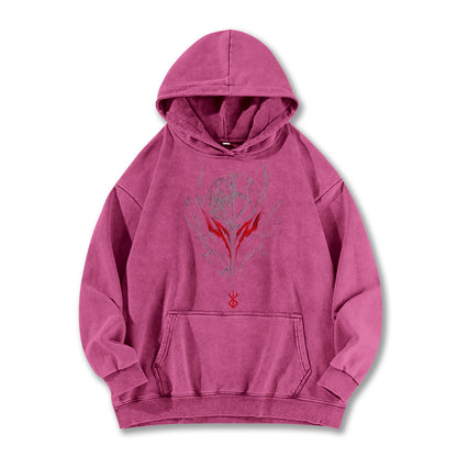 Dark Sword Saga Black Swordsman V6 Vintage Hoodie