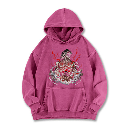 Titan Siege Freedom Fighter Attack Titan V3 Vintage Hoodie