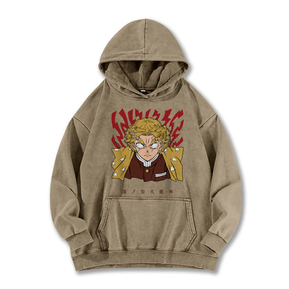 Blade of the Demon Hunters Zenitsu's Rage V2 Vintage Hoodie