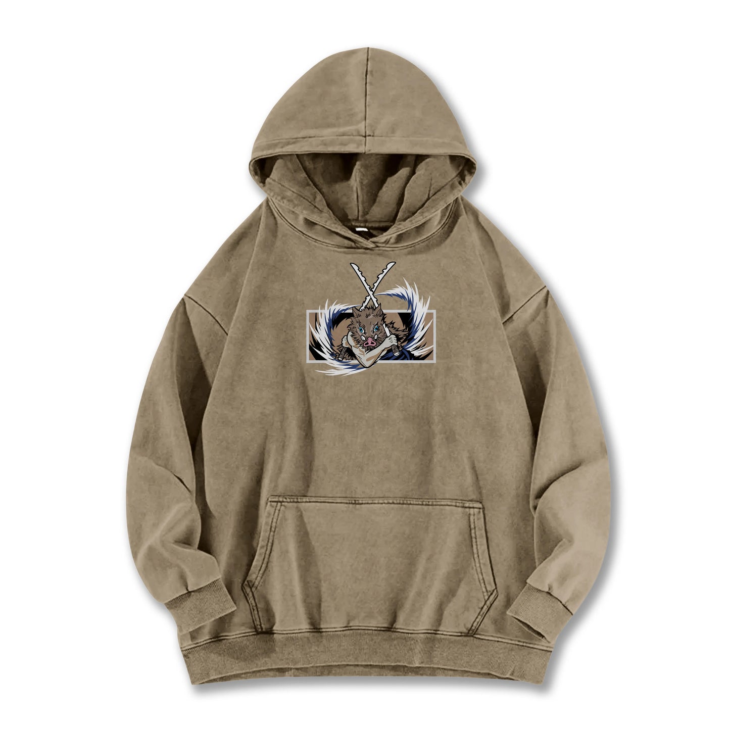 Blade of the Demon Hunters Inosuke Hashibara Vintage Hoodie