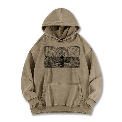 Titan Siege Freedom Fighter Blood Fiend Vintage Hoodie