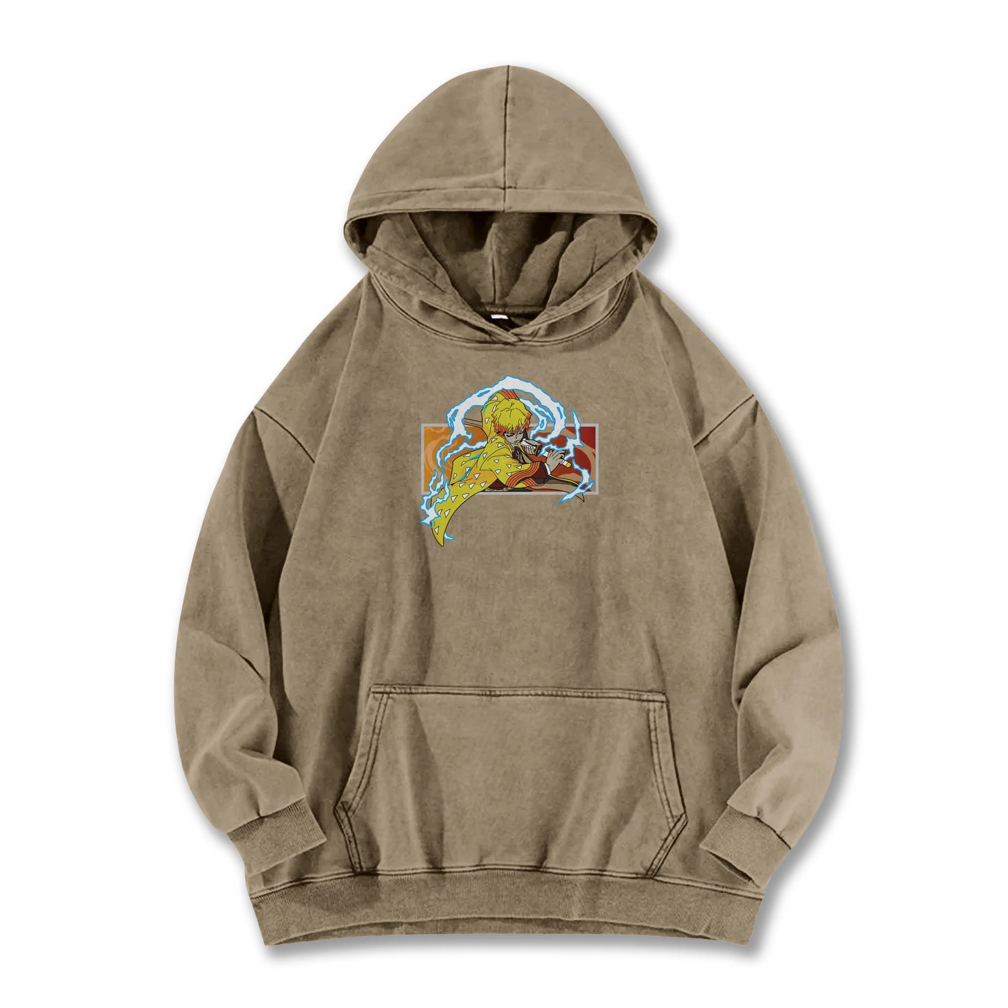Blade of the Demon Hunters Zenitsu Vintage Hoodie