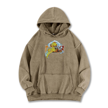 Blade of the Demon Hunters Zenitsu Vintage Hoodie