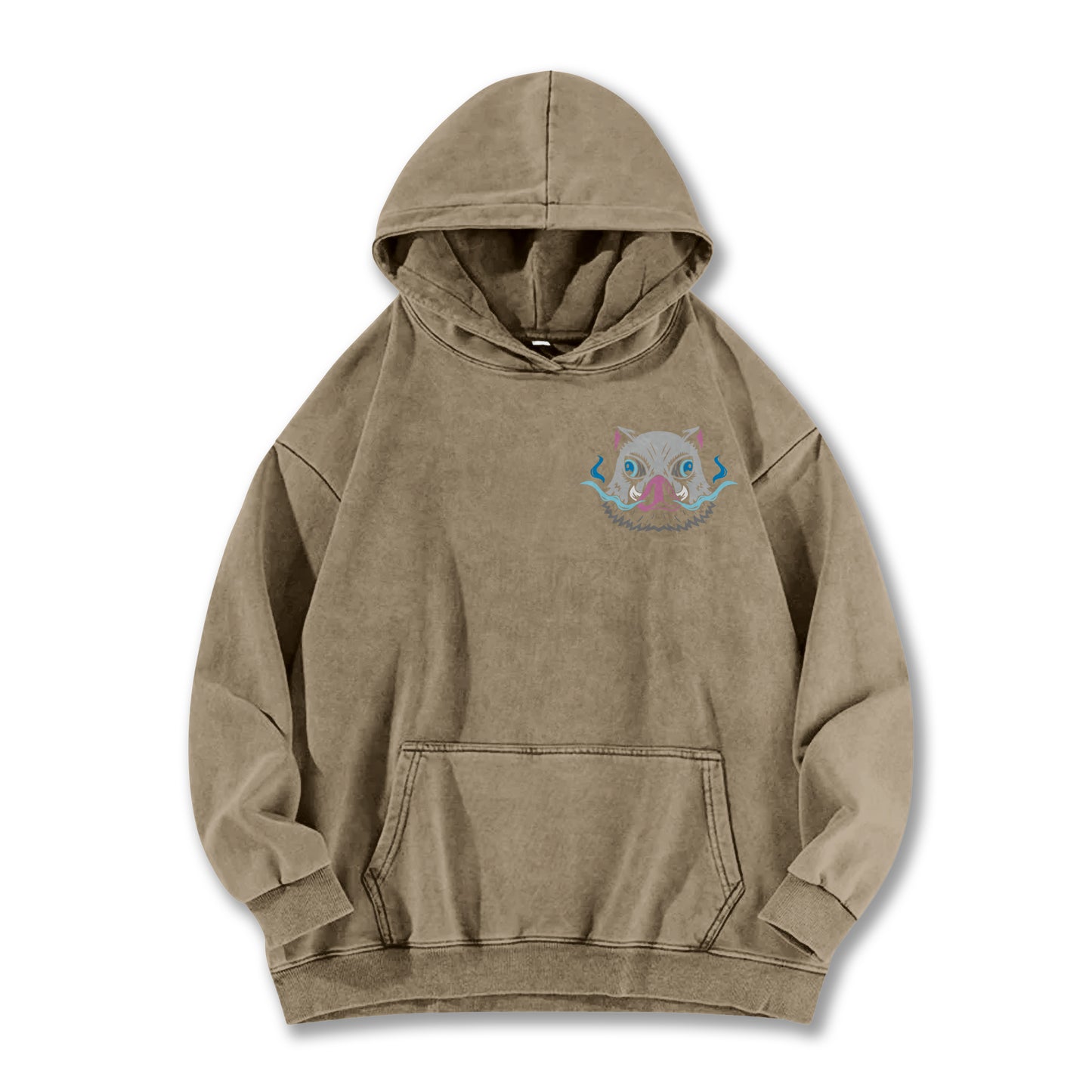 Blade of Demon Hunters Boar Head Fighter V2 Vintage Hoodie