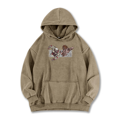 Titan Siege Wall - Titans Fighting Vintage Hoodie