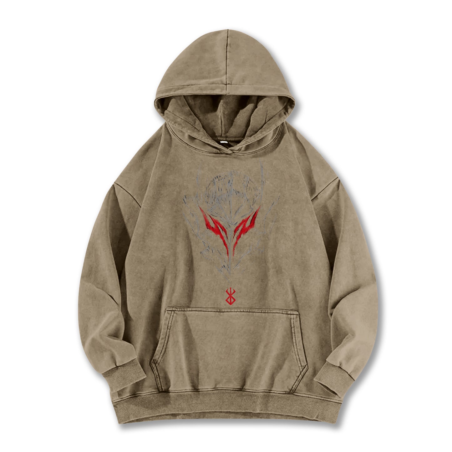 Dark Sword Saga Black Swordsman V6 Vintage Hoodie