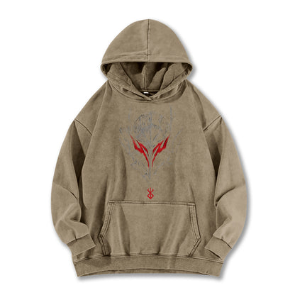 Dark Sword Saga Black Swordsman V6 Vintage Hoodie