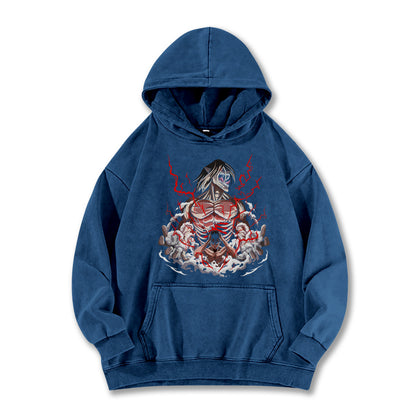 Titan Siege Freedom Fighter Attack Titan V3 Vintage Hoodie