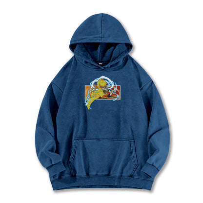 Blade of the Demon Hunters Zenitsu Vintage Hoodie