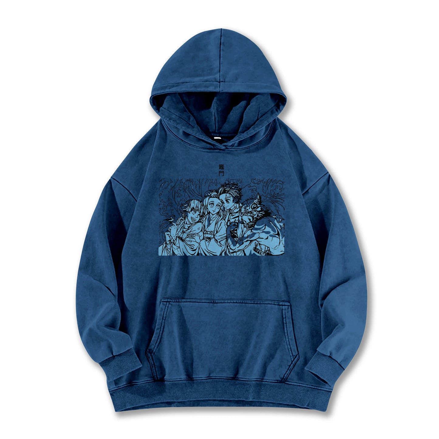 Blade of the Demon Hunters Tanjiro's Squad Vintage Hoodie