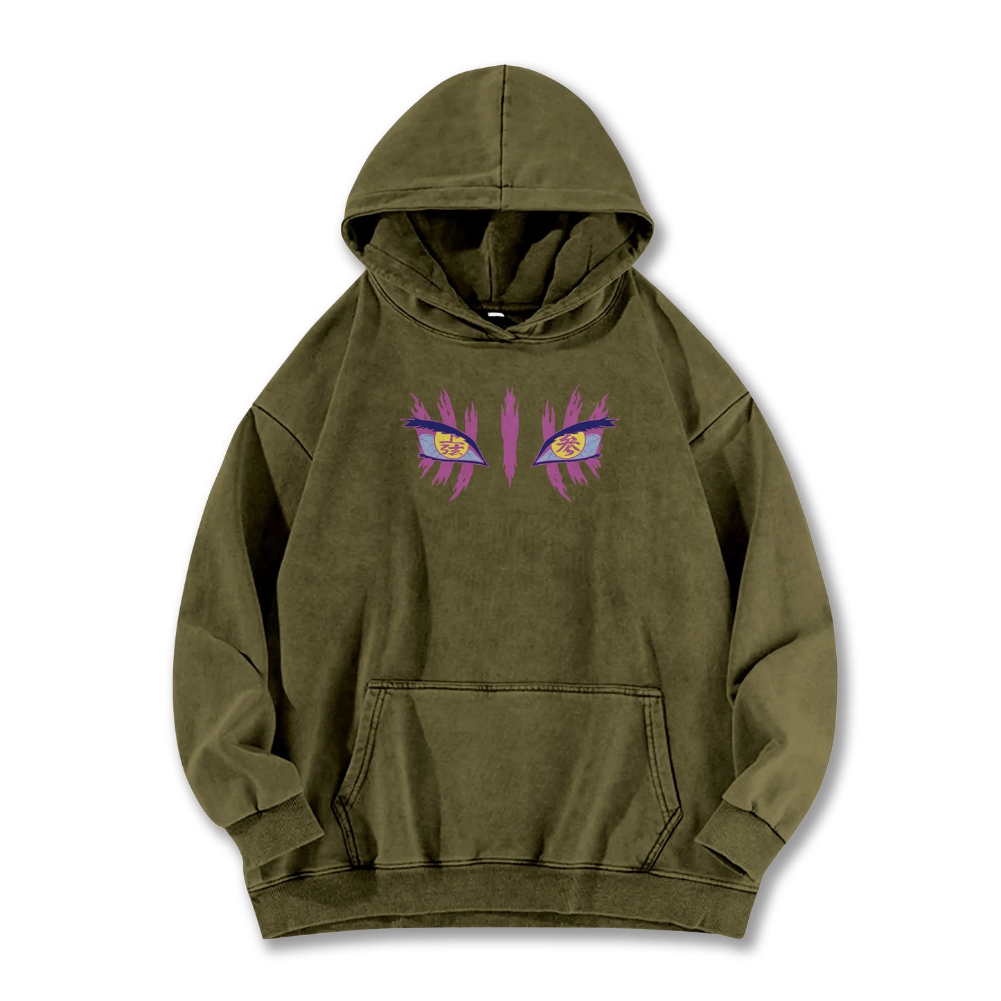 Blade of the Demon Hunters Akaza Vintage Hoodie