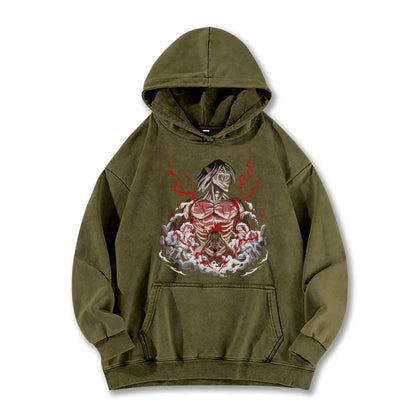 Titan Siege Freedom Fighter Attack Titan V3 Vintage Hoodie