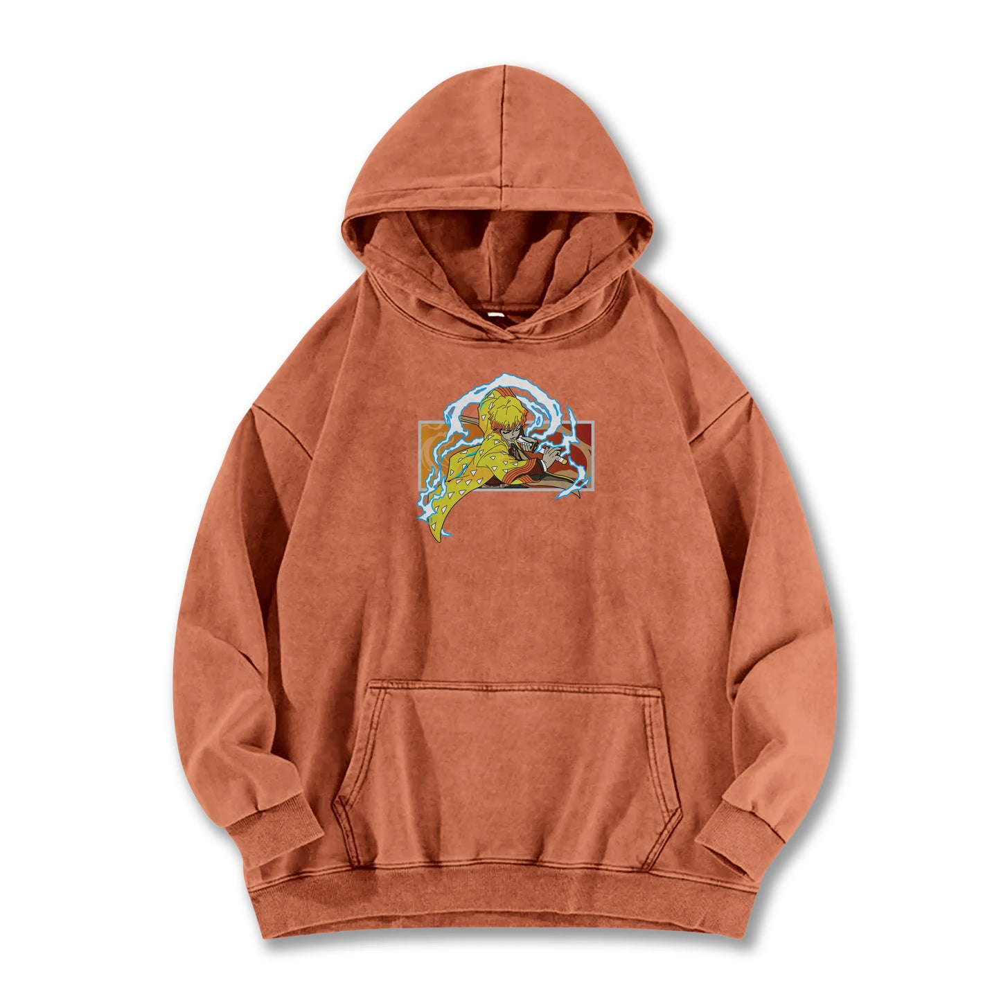 Blade of the Demon Hunters Zenitsu Vintage Hoodie