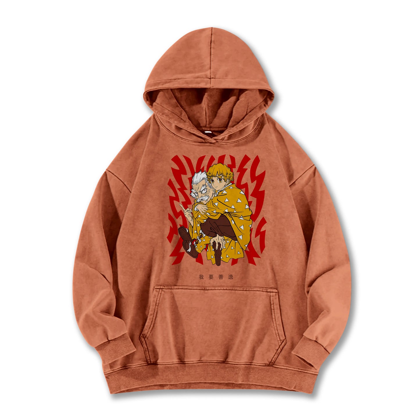 Blade of the Demon Hunters Zenitsu's Master Vintage Hoodie
